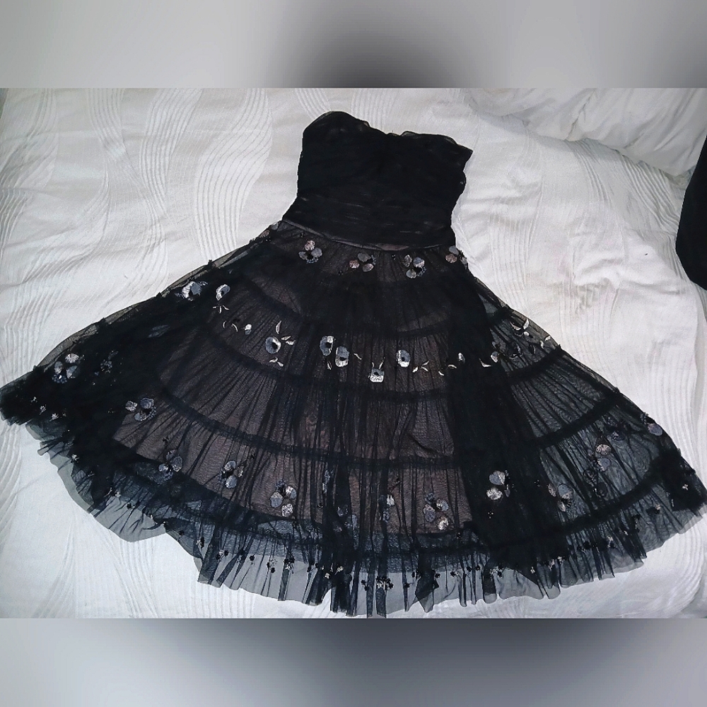 BCBG garden party / tea length cocktail dress